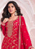 Bridal Red Embroidery Pakistani Suit