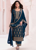 Royal Blue Embroidery Pakistani Suit