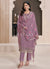 Lavender Multi Embroidery Pakistani Suit