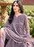 Lavender Embroidered Pakistani Straight Suit