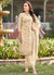 Pale Yellow Embroidered Pakistani Straight Suit