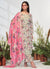 Cream White Printed Salwar Kameez Suit