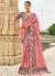 Pink Multi Embroidery Saree