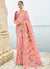 Pink Multi Embroidery Saree