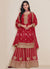 Bridal Red Sharara Suit