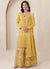 Yellow Multi Embroidery Sharara Suit