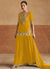 Yellow Short Kurti And Sharara