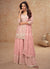 Light Pink Pakistani Sharara Suit