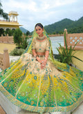 Shop Designer bridal lehengas online at Hatkay. Our online store features stylish hand-embroidered wedding lehengas.