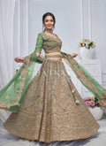 Buy Green Lehenga Choli In UK