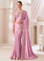 Light Pink Embroidery Saree