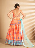 Orange Lehenga Choli