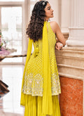 Yellow Designer Gharara Suit In USA