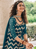 Turquoise Gharara Suit In Australia