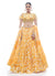 Yellow Tie Dye Embroidered Designer Lehenga Choli