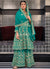 Turquoise Embroidered Palazzo Suit