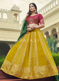 Shop Lehengas In USA, UK, Canada, Germany, Mauritius, Singapore With Free Shipping Worldwide.