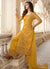 Yellow Pakistani Designer Pant Style Suit