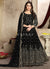 Black Georgette Wedding Anarkali Suit