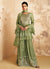 Green Sequence Embroidery Gharara Suit