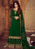 Green All Over Embroidered Palazzo Suit