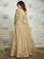 Golden Indo Western Wedding Lehenga