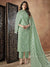 Green Casual Pakistani Pant Suit