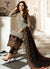 Grey And Marron Ethnic Embroidered Pakistani Pant Suit