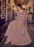 Lilac Purple Anarkali Suit In usa