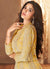 Yellow Designer Anarkali Suit In Germany