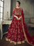 Red Golden Traditional Anarkali Lehenga Suit