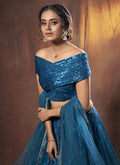 Royal Blue Lehenga Choli In usa uk canada