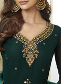 Dark Green Sharara Suit In usa uk canada