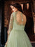 Light Green Multi Embroidery Anarkali Suit