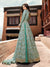 Light Blue Slit Style Anarkali Lehenga Suit