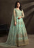 Teal Blue Designer Anarkali Suit