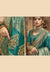 Turquoise Golden Saree In usa uk canada