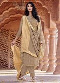 Beige Designer Salwar Kameez