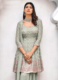 Teal Green Gharara Suit In canada