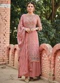 Light Pink Palazzo Suit