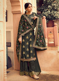 Deep Grey Gharara Suit