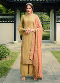 Golden Yellow Palazzo Suit