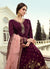 Wine Palazzo Suit In usa