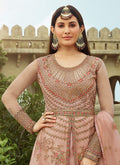 Blush Pink Anarkali Suit In usa uk canada