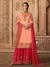 Deep Pink And Peach Pakistani Gharara Suit