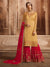 Yellow And Red Pakistani Gharara Suit