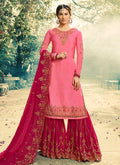 Embroidered Gharara Suit