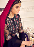 Indian Clothes - Blue and Pink Pakistani Palazzo Suit