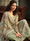 Indian Suit - Pista Green Palazzo Suit In usa uk canada