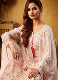 Soft Peach Palazzo Suit In usa